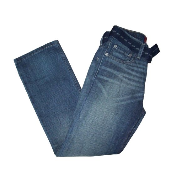 NWT Boys Levi's 514 Slim Straight Fit Jeans +Belt Medium Wash Size 12  26 x 26.5 - Picture 5 of 6